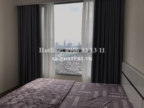 Vinhome Central Park - Apartment 02 bedrooms on 19th floor for rent on Nguyen Huu Canh street - Binh Thanh District - 65sqm - 1100 USD