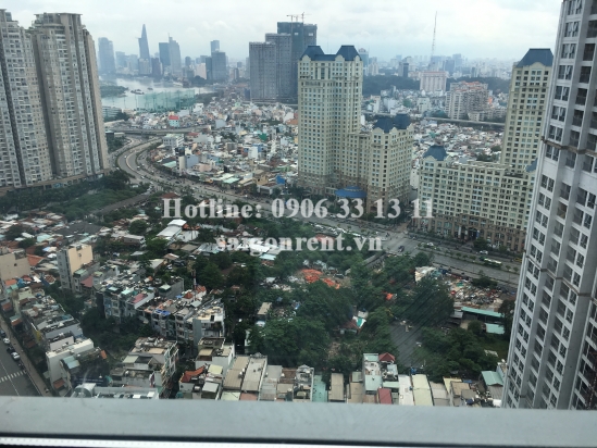 Vinhome Central Park - Apartment 02 bedrooms on 19th floor for rent on Nguyen Huu Canh street - Binh Thanh District - 65sqm - 1100 USD