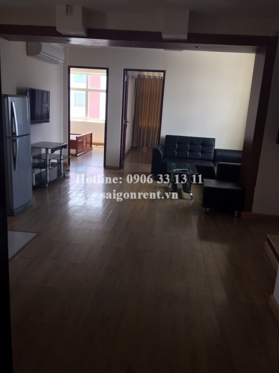 Brand new apartment 02 bedrooms wooden floor with 10th floor for rent in Dien Bien Phu street, Binh Thanh District 7: 670 USD