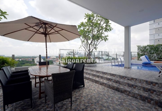 Nice serviced apartment 01 bedroom for rent on Nguyen Van Huong street, District 2 - 40sqm - 650 USD