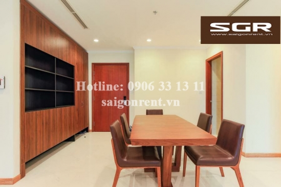 Vinhome Central Park - Nice Apartment 03 bedrooms on 25th floor for rent on Nguyen Huu Canh street - Binh Thanh District - 106sqm - 1350 USD