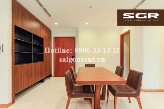 Vinhome Central Park - Nice Apartment 03 bedrooms on 25th floor for rent on Nguyen Huu Canh street - Binh Thanh District - 106sqm - 1350 USD