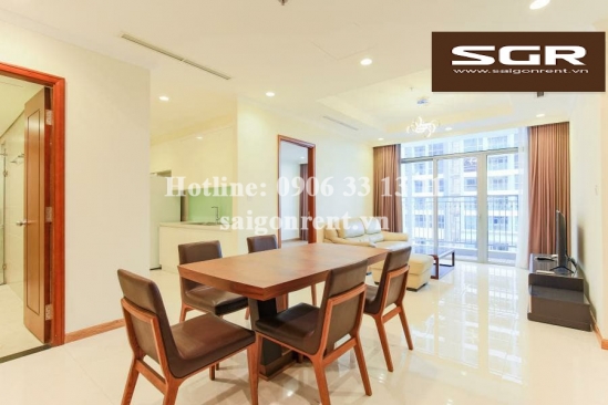 Vinhome Central Park - Nice Apartment 03 bedrooms on 25th floor for rent on Nguyen Huu Canh street - Binh Thanh District - 106sqm - 1350 USD