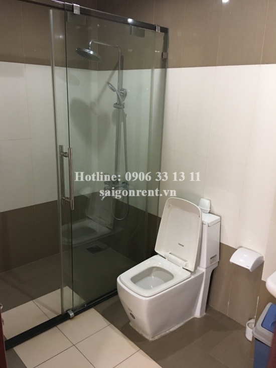 Nice serviced apartment 03 bedrooms wooden floor with balcony for rent on Nguyen Van Huong street, Thao Dien ward, District 2- 130 sqm- 950 USD