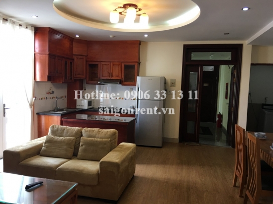 Nice serviced apartment 03 bedrooms wooden floor with balcony for rent on Nguyen Van Huong street, Thao Dien ward, District 2- 130 sqm- 950 USD