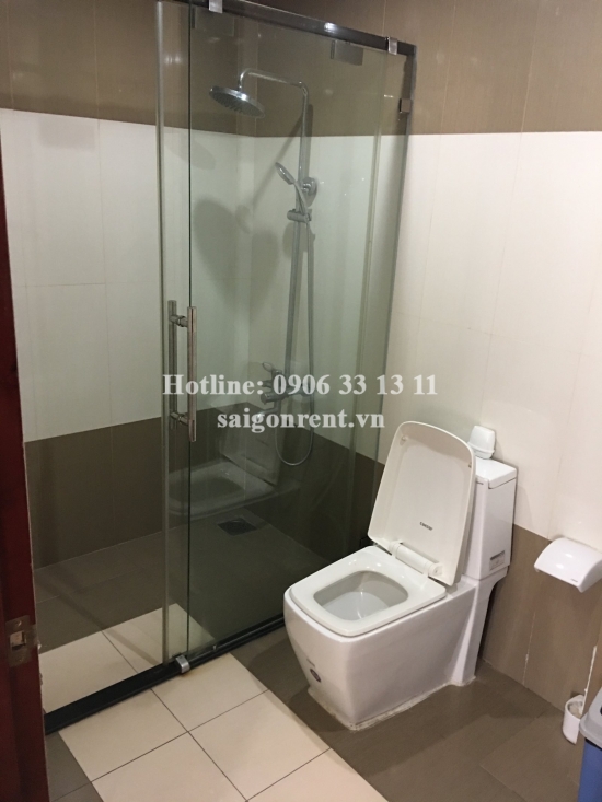 Nice serviced apartment 03 bedrooms wooden floor with balcony for rent on Nguyen Van Huong street, Thao Dien ward, District 2- 130 sqm- 950 USD