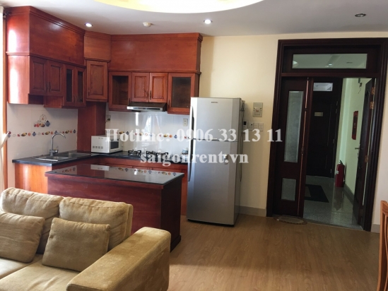 Nice serviced apartment 03 bedrooms wooden floor with balcony for rent on Nguyen Van Huong street, Thao Dien ward, District 2- 130 sqm- 950 USD