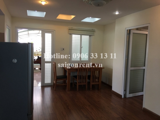 Nice serviced apartment 01 bedroom, living room on Topfloor  for rent on Nguyen Van Huong street, Thao Dien ward, District 2- 50 sqm- 550 USD