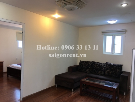 Nice serviced apartment 01 bedroom, living room on Topfloor  for rent on Nguyen Van Huong street, Thao Dien ward, District 2- 50 sqm- 550 USD