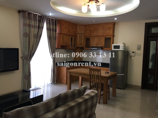 Nice serviced apartment 03 bedrooms with balcony for rent on Nguyen Van Huong street, Thao Dien ward, District 2- 130 sqm- 950 USD
