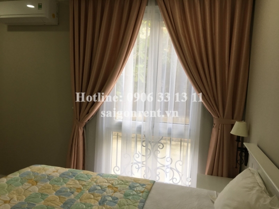 Nice serviced apartment 02 bedrooms on ground floor for rent on Nguyen Van Huong street, Thao Dien ward, District 2- 58sqm- 850 USD