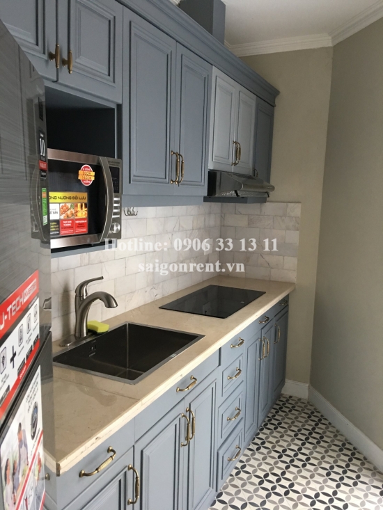 Nice serviced apartment 02 bedrooms on ground floor for rent on Nguyen Van Huong street, Thao Dien ward, District 2- 58sqm- 850 USD