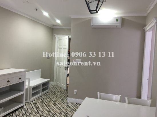Nice serviced apartment 02 bedrooms on ground floor for rent on Nguyen Van Huong street, Thao Dien ward, District 2- 58sqm- 850 USD