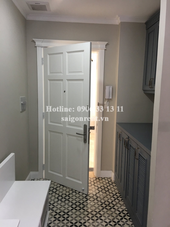 Nice serviced apartment 02 bedrooms on ground floor for rent on Nguyen Van Huong street, Thao Dien ward, District 2- 58sqm- 850 USD