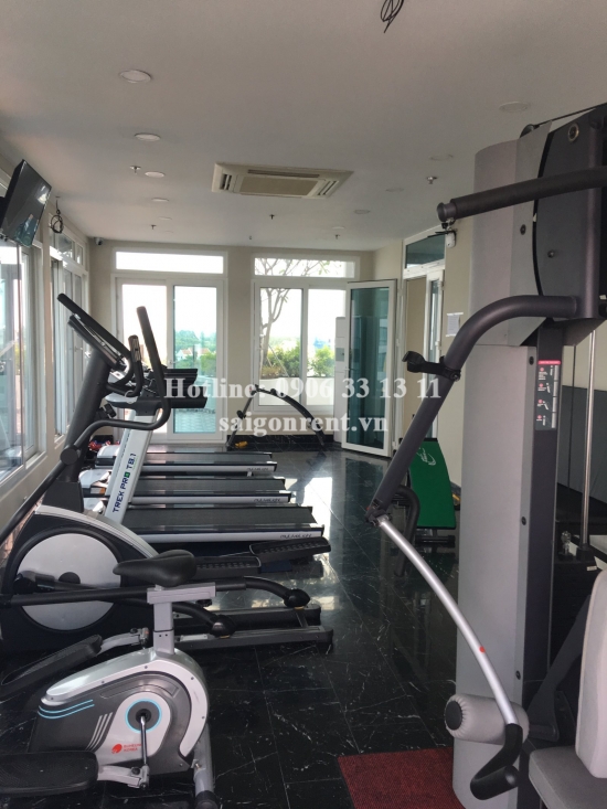 Nice serviced apartment 02 bedrooms on ground floor for rent on Nguyen Van Huong street, Thao Dien ward, District 2- 58sqm- 850 USD