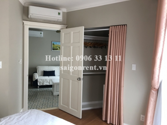 Nice serviced apartment 02 bedrooms on ground floor for rent on Nguyen Van Huong street, Thao Dien ward, District 2- 60sqm- 900 USD