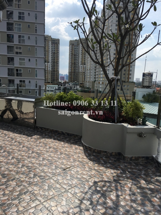 Nice serviced apartment 02 bedrooms on ground floor for rent on Nguyen Van Huong street, Thao Dien ward, District 2- 60sqm- 900 USD