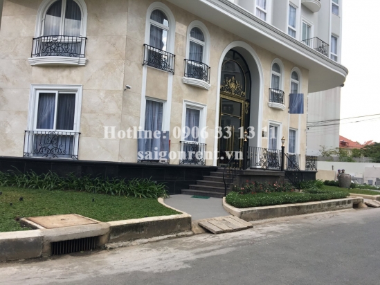 Nice serviced apartment 02 bedrooms on ground floor for rent on Nguyen Van Huong street, Thao Dien ward, District 2- 60sqm- 900 USD