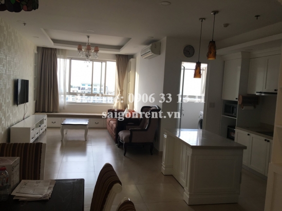 Beautiful apartment 02 bedrooms with river view on 19th floor for rent in Tropic Garden Building- District 2- 1100 USD