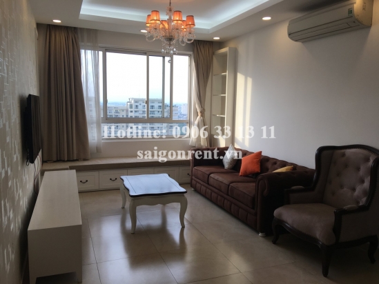 Beautiful apartment 02 bedrooms with river view on 19th floor for rent in Tropic Garden Building- District 2- 1100 USD
