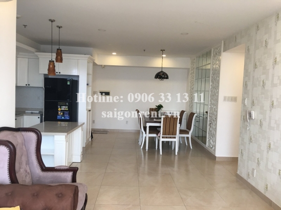 Beautiful apartment 02 bedrooms with river view on 19th floor for rent in Tropic Garden Building- District 2- 1100 USD