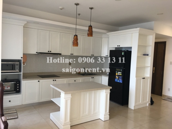Beautiful apartment 02 bedrooms with river view on 19th floor for rent in Tropic Garden Building- District 2- 1100 USD