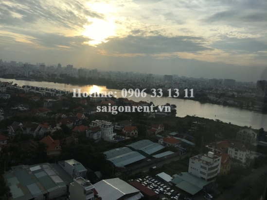 Beautiful apartment 02 bedrooms with river view on 19th floor for rent in Tropic Garden Building- District 2- 1100 USD