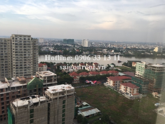 Beautiful apartment 02 bedrooms with river view on 19th floor for rent in Tropic Garden Building- District 2- 1100 USD