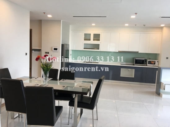 Beautiful apartment 04 bedrooms with really nice river view on 8th floor for rent in Vinhomes Central Park Building- Binh Thanh district - 2500 USD