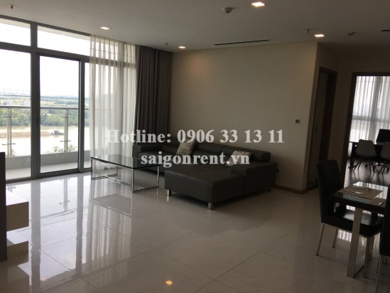 Beautiful apartment 04 bedrooms with really nice river view on 8th floor for rent in Vinhomes Central Park Building- Binh Thanh district - 2500 USD