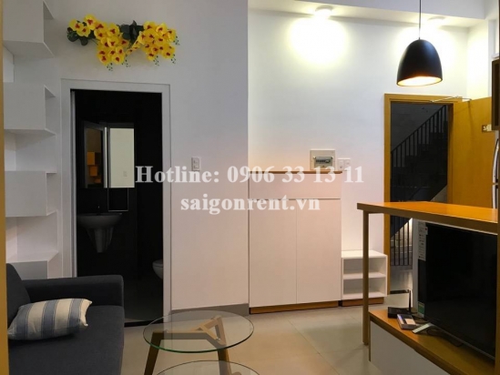 Nice serviced apartment 01 bedroom on 3rd floor for rent on Nguyen U Di street, District 2 - 40sqm - 600USD