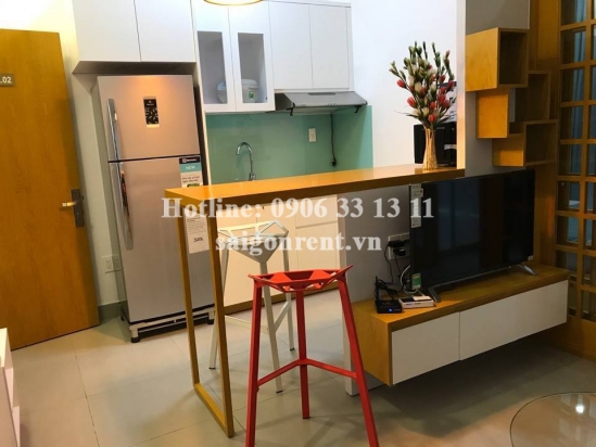 Nice serviced apartment 01 bedroom on 3rd floor for rent on Nguyen U Di street, District 2 - 40sqm - 600USD