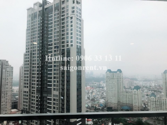 Vinhome Central Park - Nice Apartment 03 bedrooms on 28th floor for rent on Nguyen Huu Canh street - Binh Thanh District - 100sqm - 1200 USD