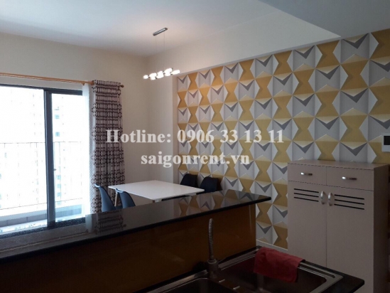 Masteri Building - Apartment 02 bedrooms on 29th floor for rent on Ha Noi highway - District 2 - 74sqm - 850 USD