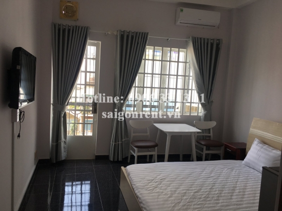 Nice serviced apartment 01 bedroom with balcony , 25sqm on Vo Thi Sau street, Tan Dinh ward, District 1- 350 USD