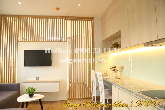 Nice Serviced apartment 01 bedroom with balcony for rent on Nguyen Cuu Van Street - Binh Thanh District - 37sqm - 700USD