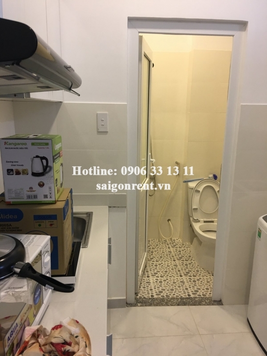 Serviced apartment 01 bedroom separate kitchen room with balcony, 45sqm for rent in Nguyen Trai street, district 1- 450 USD