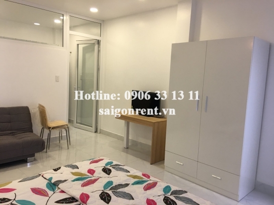 Serviced apartment 01 bedroom separate kitchen room with balcony, 45sqm for rent in Nguyen Trai street, district 1- 450 USD