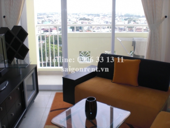 Hoang Kim Building - Apartment 02 bedrooms on 12th floor  for rent at 573  Huynh Tan Phat street, District 7 - 60sqm - 600 USD