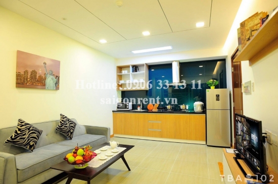 Serviced apartment 01 bedroom on 1st floor for rent on Quoc Huong street, District 2 - 55sqm - 700 USD