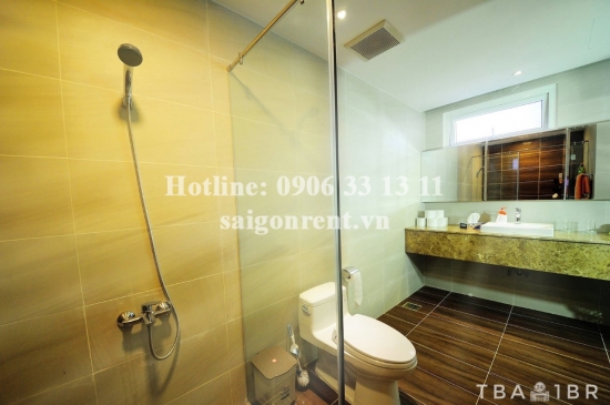 Serviced apartment 01 bedroom on 1st floor for rent on Quoc Huong street, District 2 - 55sqm - 700 USD