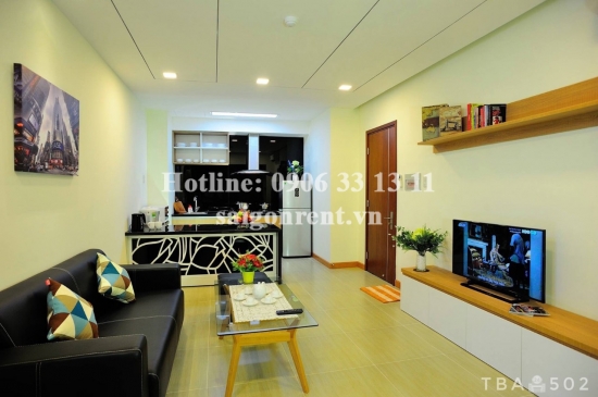 Serviced apartment 01 bedroom on 5th floor for rent on Quoc Huong street, District 2 - 55sqm - 700 USD