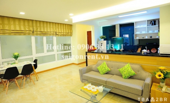 Serviced apartment 02 bedrooms on 3th floor for rent on Quoc Huong street, District 2 - 80sqm - 800 USD