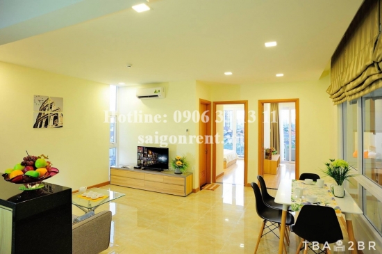 Serviced apartment 02 bedrooms on 3th floor for rent on Quoc Huong street, District 2 - 80sqm - 800 USD