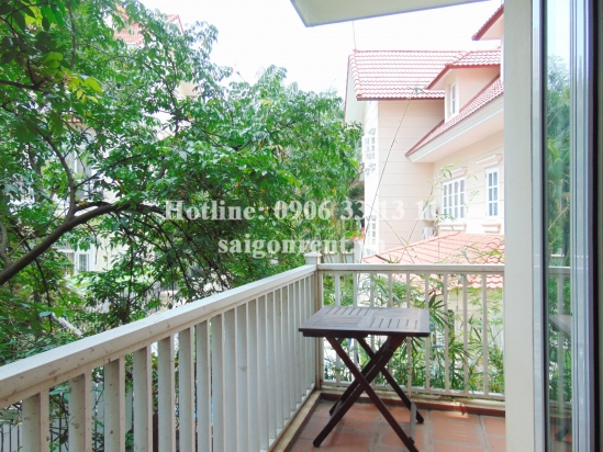 Serviced apartment 01 bedroom with nice balcony, large living room for rent on Nguyen Van Huong street, Thao Dien ward,  District 2 - 50sqm - 550 USD