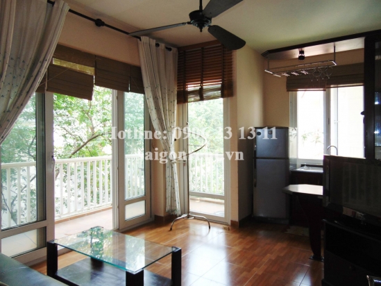 Serviced apartment 01 bedroom with nice balcony, large living room for rent on Nguyen Van Huong street, Thao Dien ward,  District 2 - 50sqm - 550 USD