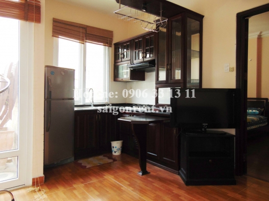 Serviced apartment 01 bedroom with nice balcony, large living room for rent on Nguyen Van Huong street, Thao Dien ward,  District 2 - 50sqm - 550 USD