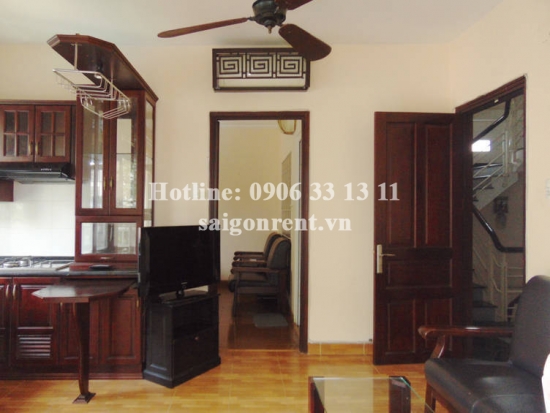 Serviced apartment 01 bedroom with nice balcony, large living room for rent on Nguyen Van Huong street, Thao Dien ward,  District 2 - 50sqm - 550 USD