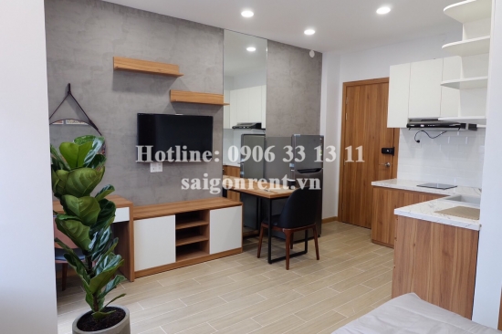 Nice serviced studio apartment with balcony for rent on Tran Nao street, Binh An Ward, District 2 - 38sqm - 530 USD