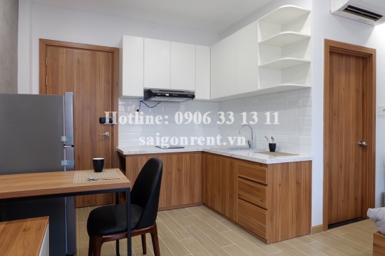 Nice serviced studio apartment with balcony for rent on Tran Nao street, Binh An Ward, District 2 - 38sqm - 530 USD